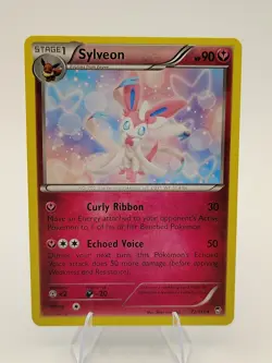 Sylveon Rare 72/111 XY Furious Fists Pokemon Card - Image 1
