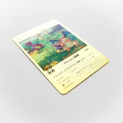 Pokemon Gold Metal Card - Charizard Charmander Charmeleon Evolution Display - Image 2