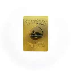 Pokemon Gold Metal Card - Charizard Charmander Charmeleon Evolution Display - Image 3