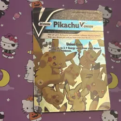 Pikachu V Union SWSH139 Sword & Shield Black Star Promo Holo Pokemon Card TCG NM - Image 3