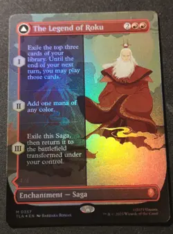 The Legend Of Roku - Foil - Borderless - TLA - MTG - EN - NM - 0357 - Image 1