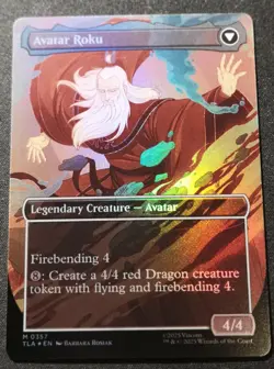 The Legend Of Roku - Foil - Borderless - TLA - MTG - EN - NM - 0357 - Image 2