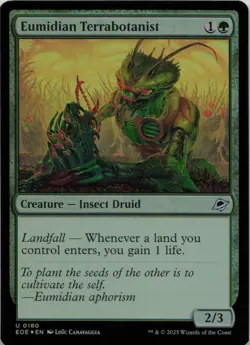 Eumidian Terrabotanist - FOIL - U Edge of Eternities 180 - MTG - Image 1