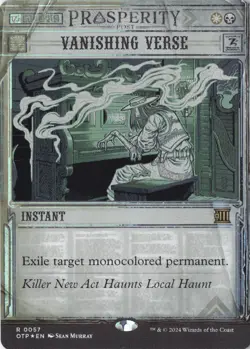 Vanishing Verse Outlaws of Thunder Junction: Breaking News Foil - NM #57 MTG OTJ - Image 1