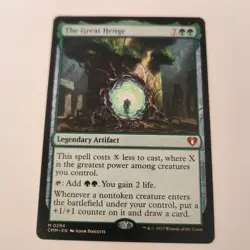 The Great Henge - CMM - Magic the Gathering - NM - MTG - Image 1