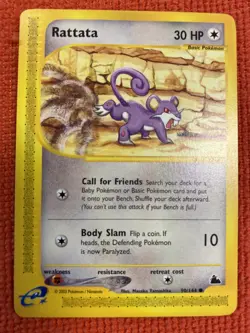 SKYRIDGE RATTATA 90/144 2003 Non -Holo Pokemon TCG - Image 1