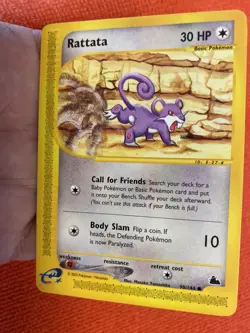 SKYRIDGE RATTATA 90/144 2003 Non -Holo Pokemon TCG - Image 4