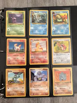 Old Pokemon Cards VINTAGE Rare Collection binder Holo WOTC 1999 Era Lot - Image 5