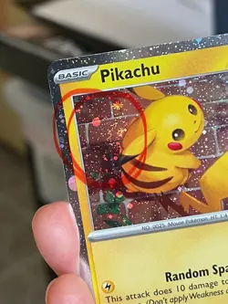 POKEMON PIKACHU 051/162 COMMON COSMOS HOLOFOIL WITH 2 SWIRLS TEMPORAL FORCES NM - Image 2