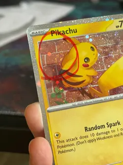 POKEMON PIKACHU 051/162 COMMON COSMOS HOLOFOIL WITH 2 SWIRLS TEMPORAL FORCES NM - Image 3