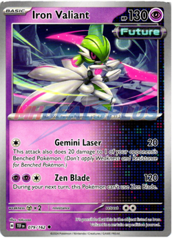 NM Pokemon Temporal Forces Iron Valiant 079 - Image 1