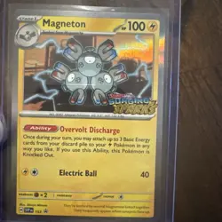Magneton SVP 153 Black Star Promo Pokemon TCG Surging Sparks Prerelease Stamped - Image 1