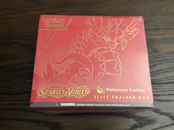 Scarlet and Violet Base Set Pokemon Center Exclusive ETB (Koraidon) New - Image 1