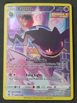 Banette TG07 NM Ultra Rare Lost Origin Trainer Gallery Pokemon TCG - Image 1