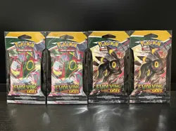 (4) Evolving Skies Sleeved Booster Packs Factory Sealed Pokemon TCG - Image 1