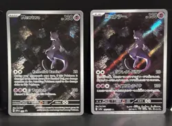 Pokemon Mewtwo Scarlet & Violet Black Star Promo #052 & 151 Japanese 183/165 NM - Image 1