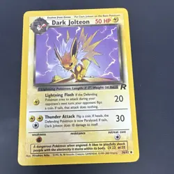 Pokemon TCG Dark Jolteon 38/82 Team Rocket Uncommon Vintage WOTC NM - Image 1