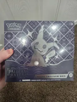 Factory Sealed Pokemon TCG ETB Paldean Fates Elite Trainer Box - Image 3