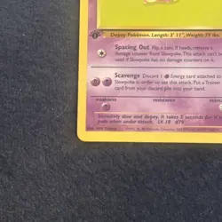 Pokemon TCG WoTC Slowpoke 55/62 Fossil First Edition Near Mint NM - Image 4