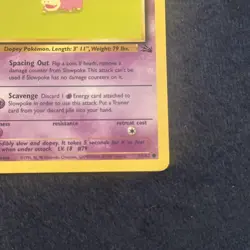 Pokemon TCG WoTC Slowpoke 55/62 Fossil First Edition Near Mint NM - Image 5