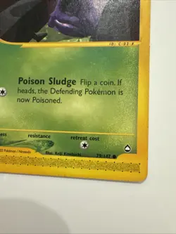 2003 Pokemon Aquapolis Grimer #79/147 - Image 5