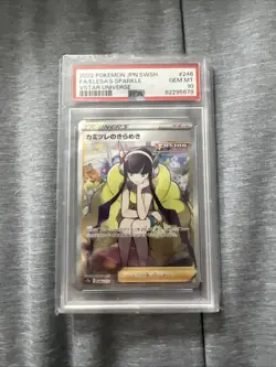 Pokemon Tcg Elesa’s Sparkle Full Art PSA 10 Gem VSTAR Universe - Image 1