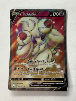 Pokemon TCG - Alcremie V 064/072 - Shining Fates - Image 1