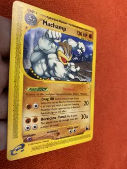 Pokemon TCG MACHAMP 16/144 SKYRIDGE 2003 Rare Non -Holo - Image 3