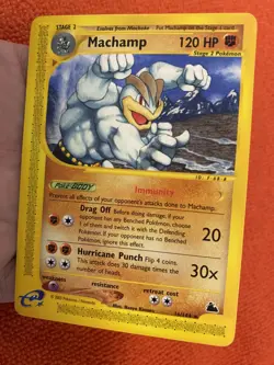Pokemon TCG MACHAMP 16/144 SKYRIDGE 2003 Rare Non -Holo - Image 4