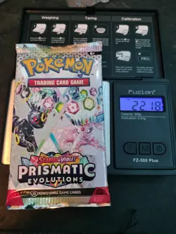 VERY HEAVY! GOD PACKUUU 22.18g Prismatic Evolutions Pokemon TCG Booster (SEALED) - Image 1