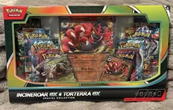 Pokemon Trading Card Game Incineroar ex and Torterra ex Special Collection Box - Image 1