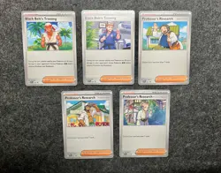 5 CARDS New Pokemon TCG Black Star Promo Trainer Set SVP 219, 220, 221, 222, 223 - Image 1