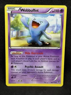 Pokemon TCG Card 2014 XY Phantom Forces - Wobbuffet 36/119 HP - Image 1