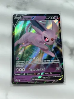 Espeon V SWSH201 Holo Black Star Promo Card(Pokemon TCG Sword & Shield) - Image 2