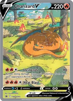Charizard V SWSH260 SWSH: Sword & Shield Promo Cards Holo for sale online - Image 3