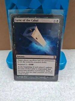 Curse of the Cabal Time Spiral Black Rare MAGIC THE GATHERING CARD Mtg - Image 1