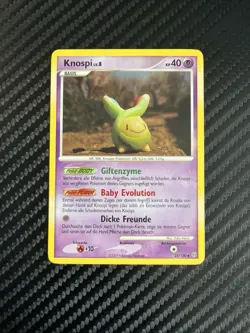 Budew 33/100 Diamond & Pearl Stormfront Pokemon Card Knospi Lv 8 - Image 1
