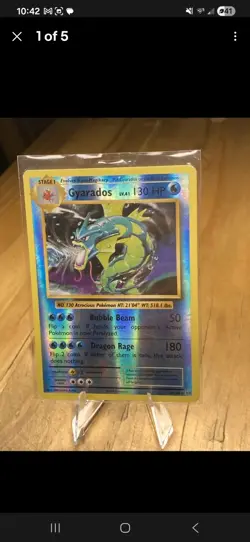 Pokemon Gyarados Holo Rare TCG Card 34/108 Evolutions - Image 1