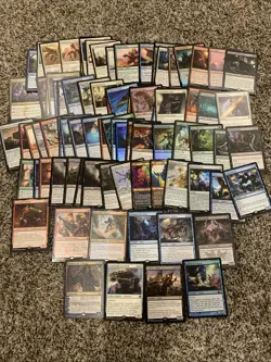 Magic the Gathering 83-Card Lot only Rare and Mythic Cards - Image 1