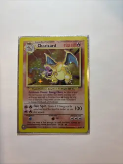 Charizard 4/102 Base Set 1999 Holo Pokemon TCG Card - Mint - Image 4
