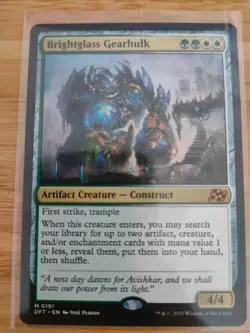 MTG Brightglass Gearhulk 0191 Aetherdrift M/NM Free UK P&P - Image 1