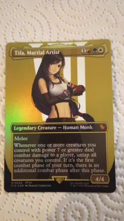 Tifa, Martial Artist (Borderless) Commander: Final Fantasy Foil - Image 4