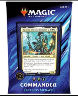 MTG Precon Commander Deck, Kadena Slinking Sorcerer, Black+Green+Blue Morph Deck - Image 1