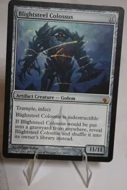 Blightsteel Colossus 99 Mirrodin Besieged NM English 268 - Image 1