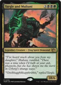 Yargle and Multani R Promo Pack: March of the Machine 256 - MTG - Image 1