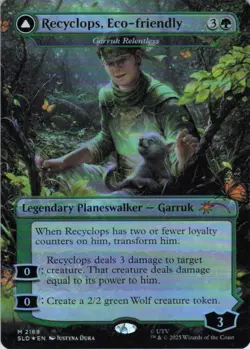 MTG Recyclops, Eco-friendly (2169) | NM Foil | Secret Lair The Office {SLD} - Image 2