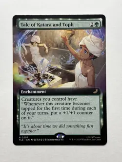 MTG Magic The Gathering Avatar TALE OF KATARA AND TOPH Extended Art R Rare #0207 - Image 1