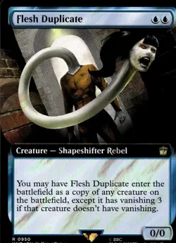 MTG: Doctor Who #950 Flesh Duplicate (Extended, Surge Foil) - Image 1