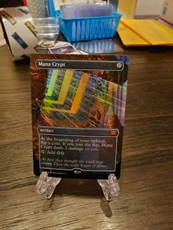 Mana Crypt Borderless Double Masters Foil, MtG, EDH, Magic The Gathering - Image 1