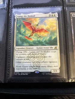 Aang, Air Nomad. MTG: Avatar The Last Airbender Non-Holo. 0265￼ - Image 1